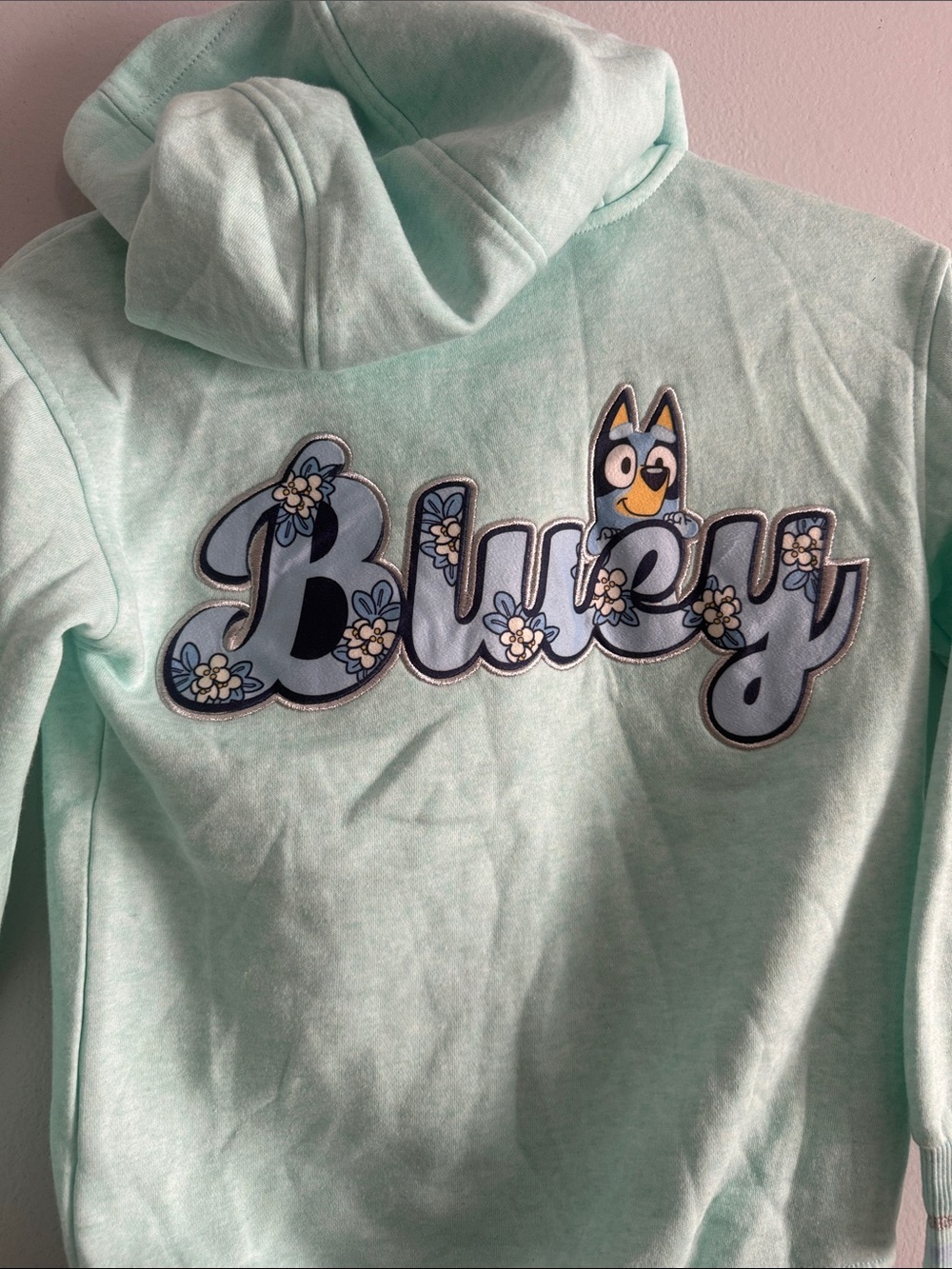 Bluey Mint Green Full-Zip Hoodie for Kids - Picture 7 of 11